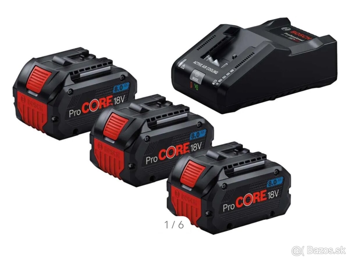 BOSCH ProCORE Akumulátory 5.5A/8.0A