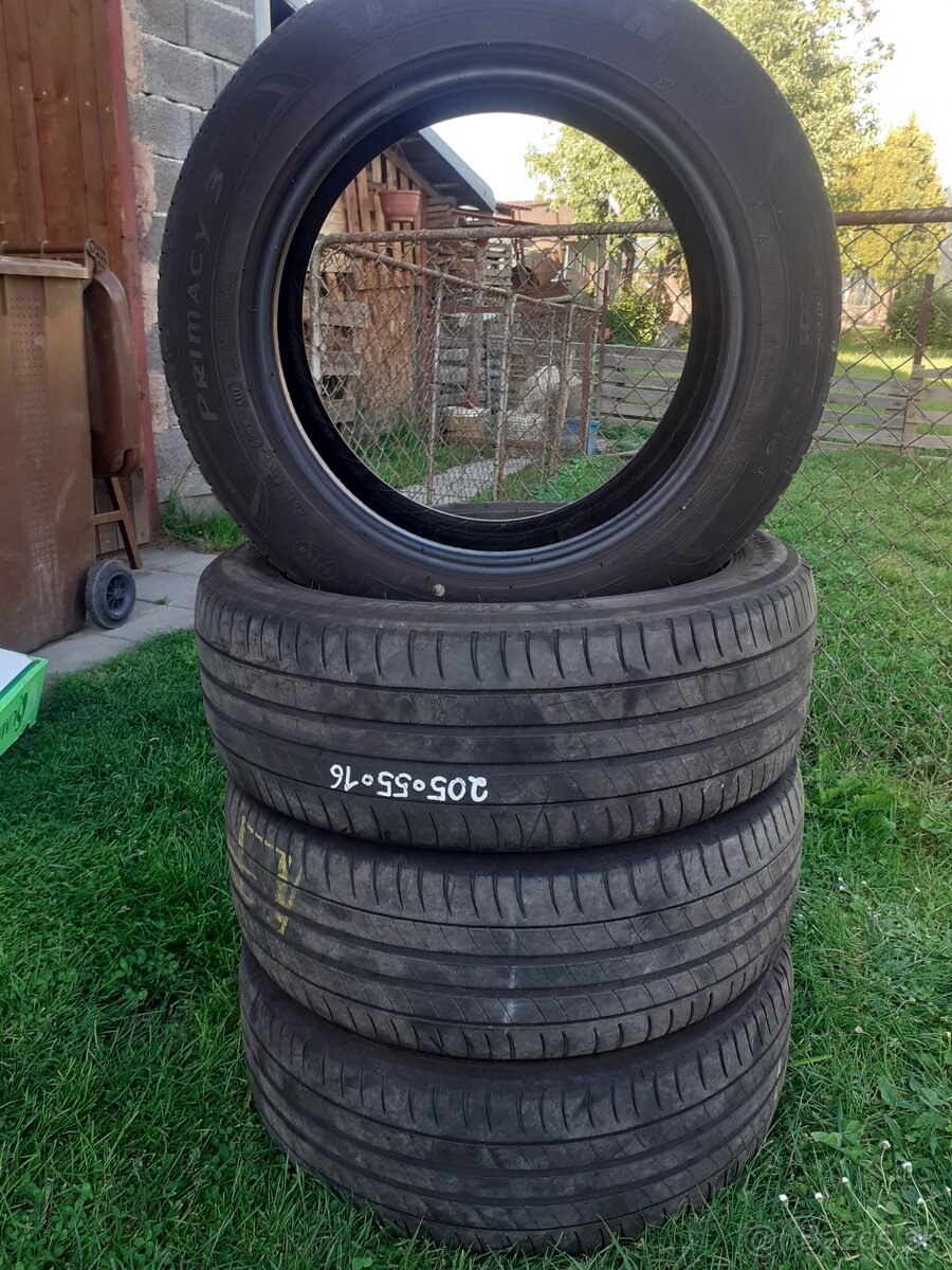 205/55 r16 letné pneumatiky Michelin 4 kusy