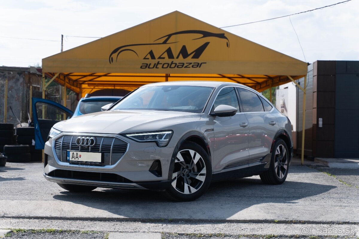 Audi E-tron -2022/42tis.km- 50 quattro Sportback -NEBÚRANÉ