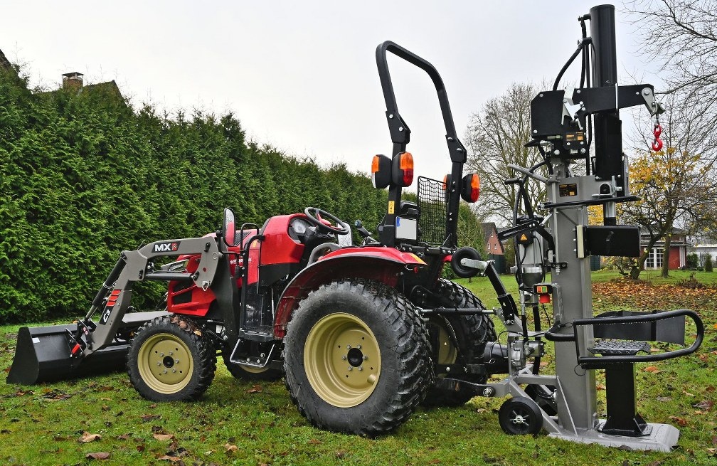 Štiepačka za traktor + elektromotor JANSEN TS-30K 30 ton