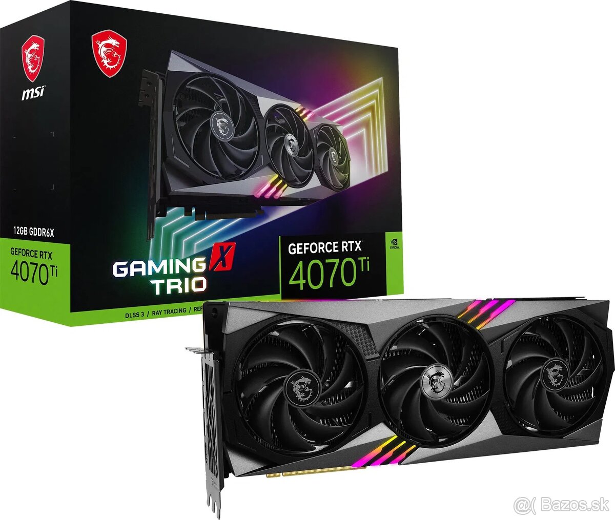Predám MSI GeForce RTX 4070 Ti GAMING X TRIO 12G