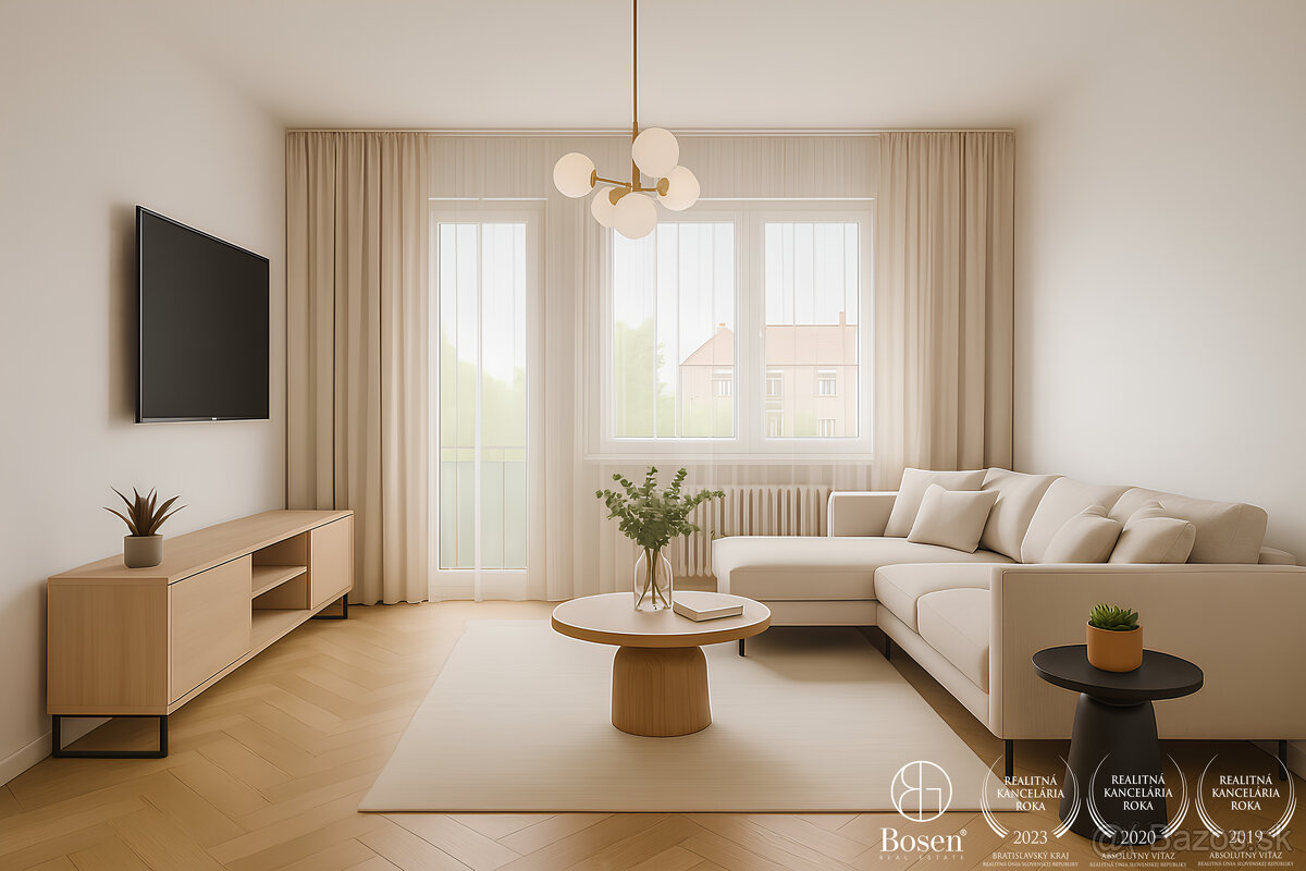 BOSEN | Priestranný 3-izbový byt s balkónom, Trebišovská, Ru