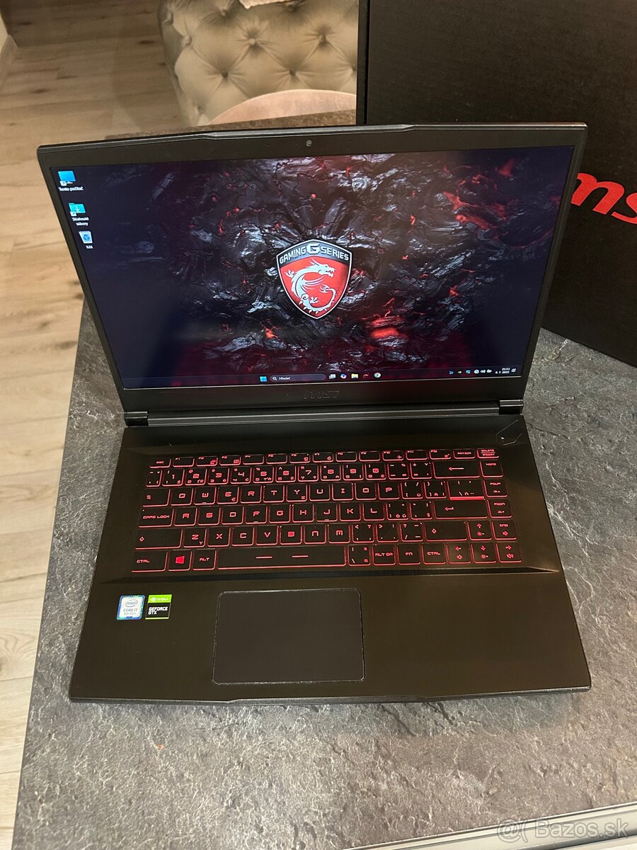 MSI GF63, i7 9750H, GTX, 16GB, M.2…