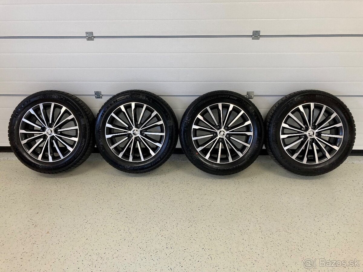 Zimná sada org ŠKODA 5x112 7J ET43 235/55 R18