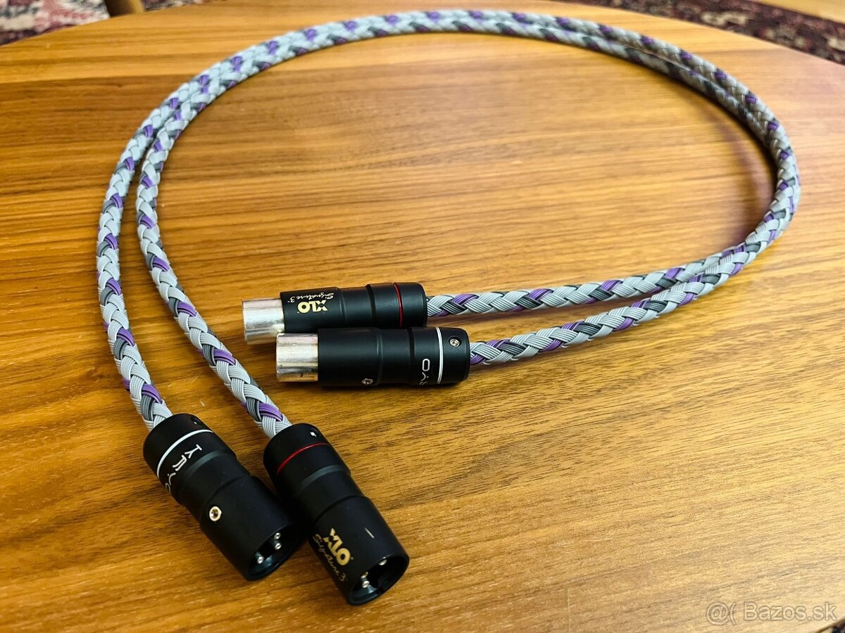 XLO Signature 3 interconnect + gramofonovy kabel