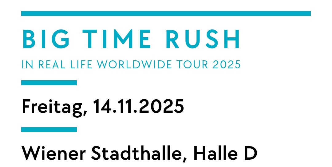 Predaj listkov na Big Time Rush vo Viedni