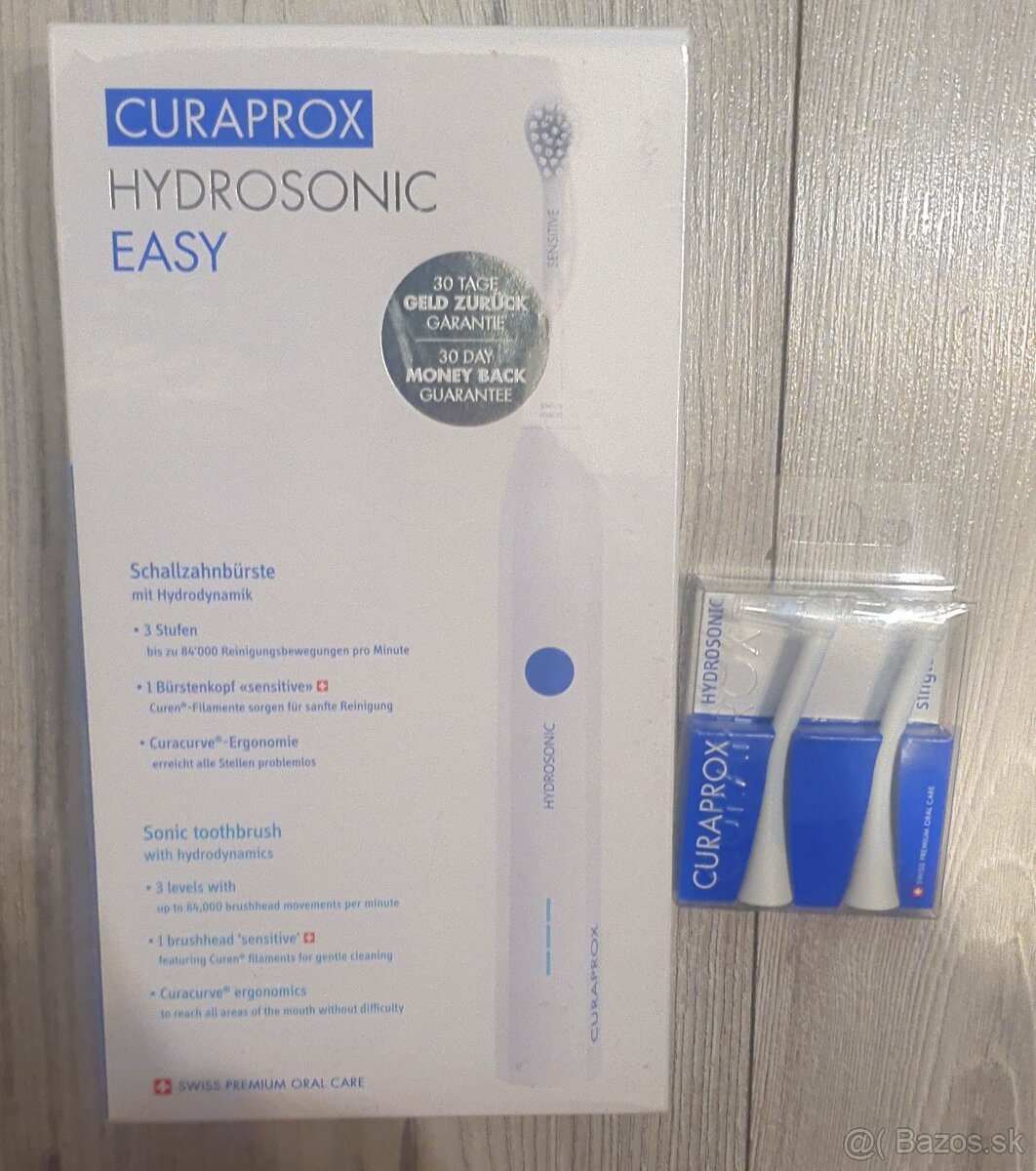 Curaprox Easy hydrosonicka zubna kefka a nahradne hlavice