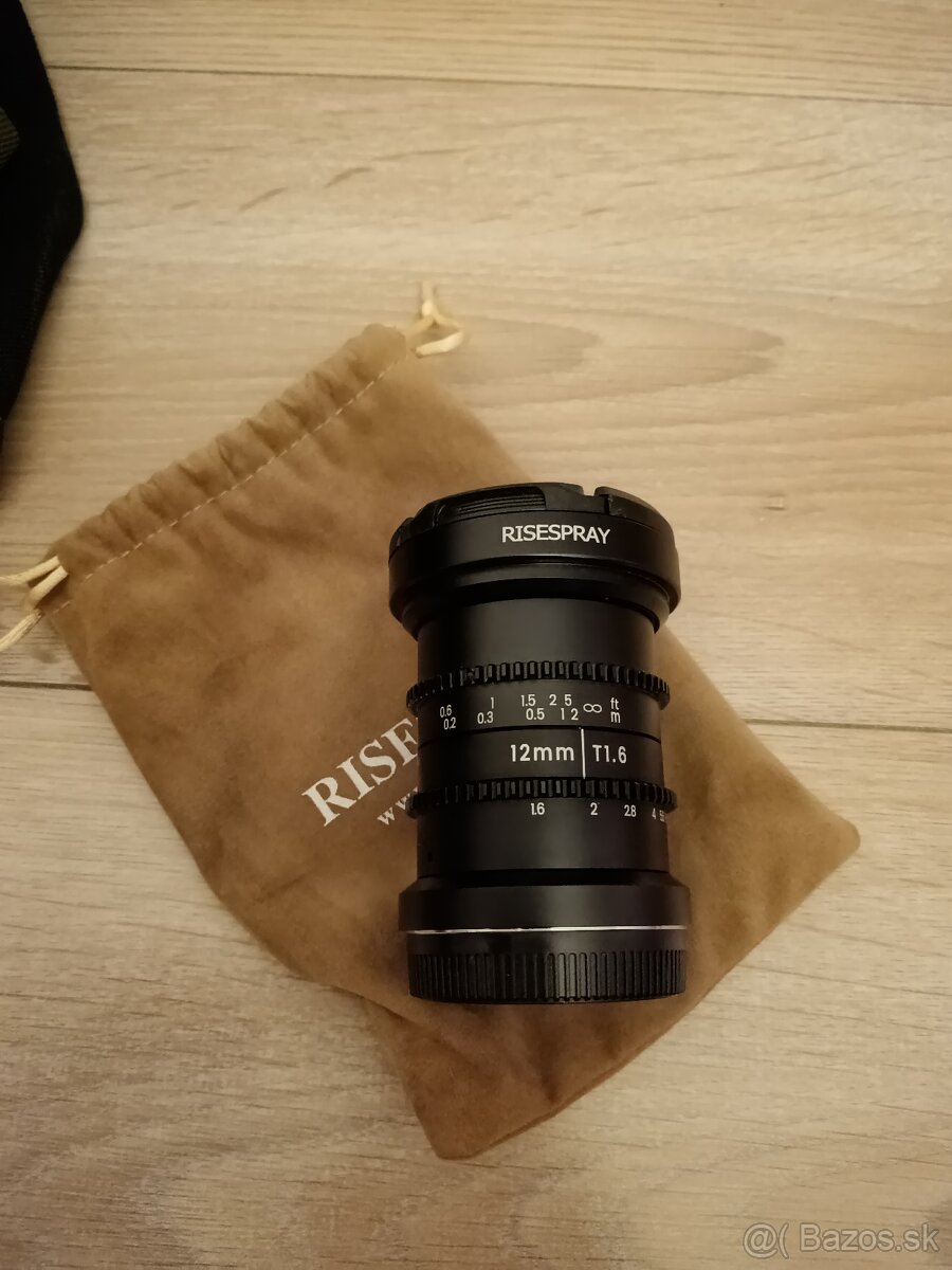 Cinema objektív Risespray 12mm T1.6