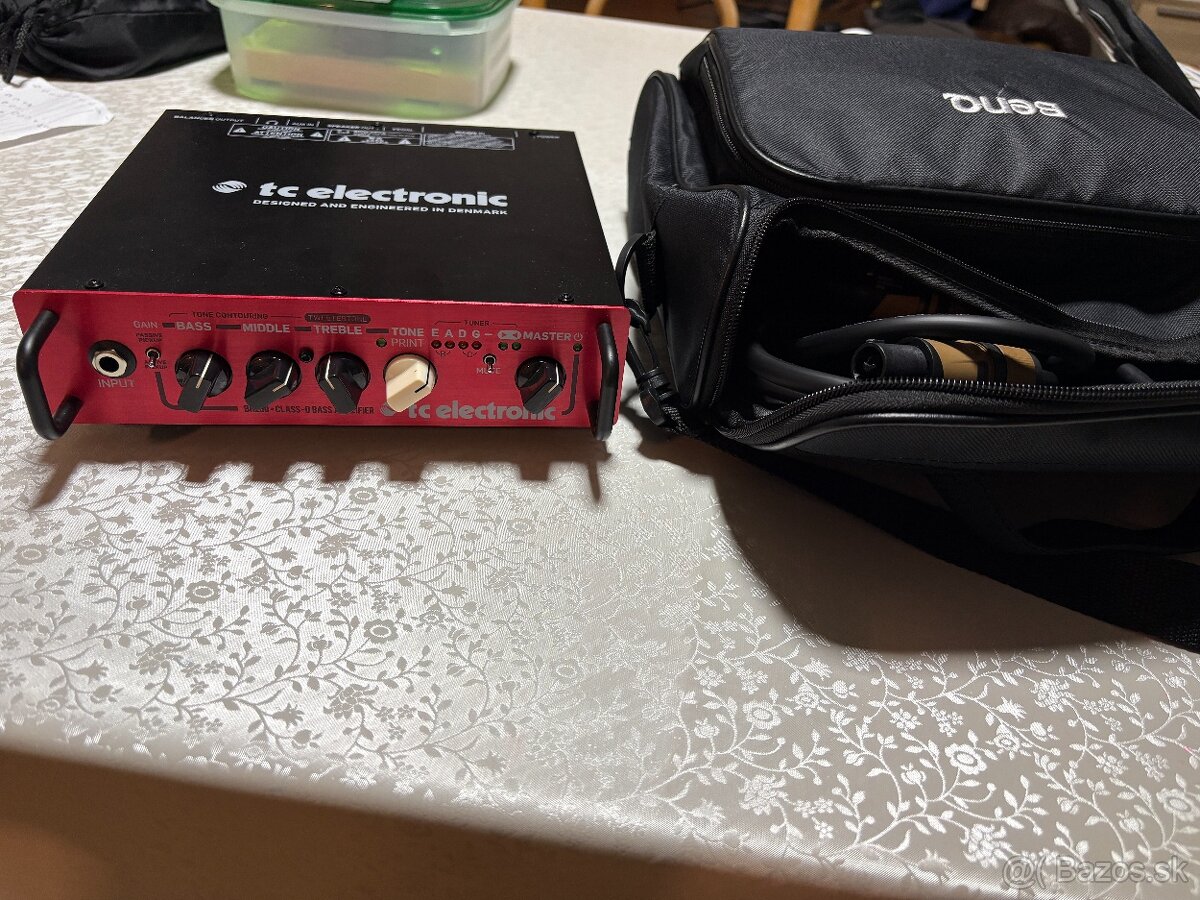 Hlava TC electronic BH 350 + Basový reprobox Warwick Gnome