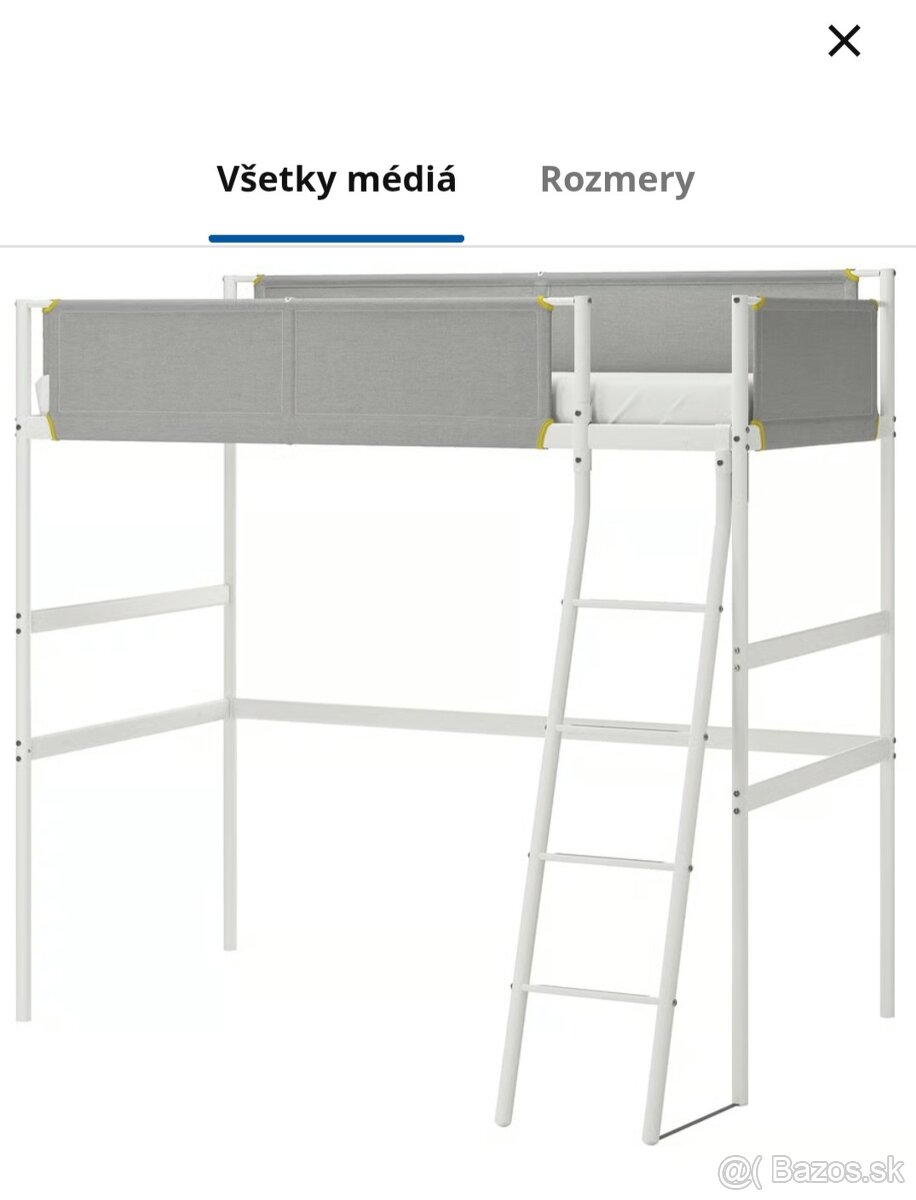 Detska vyvysena postel