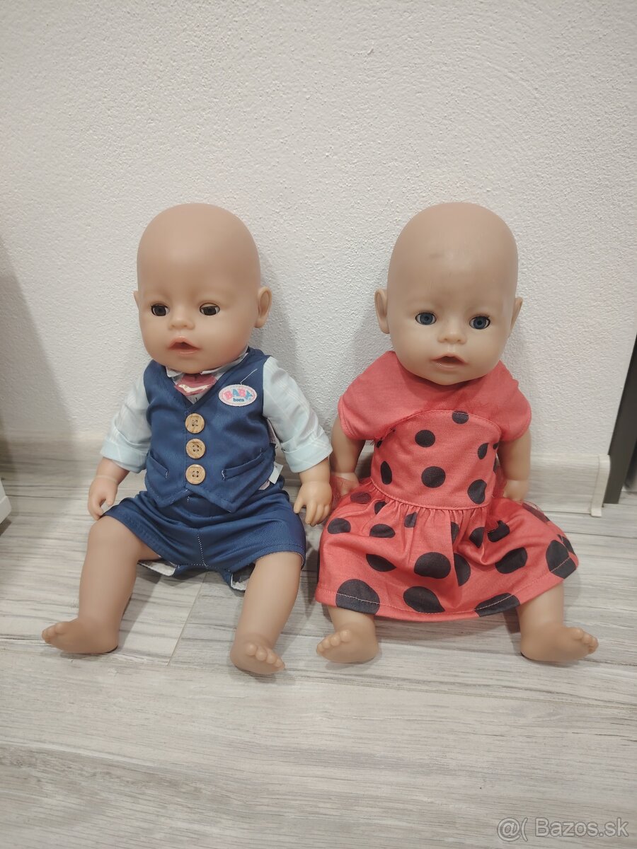 Chlapček a dievčatko Baby born