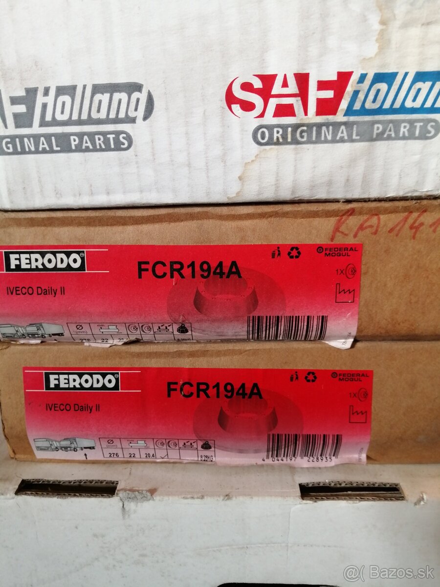 Iveco Daily brzdové kotouče Ferodo