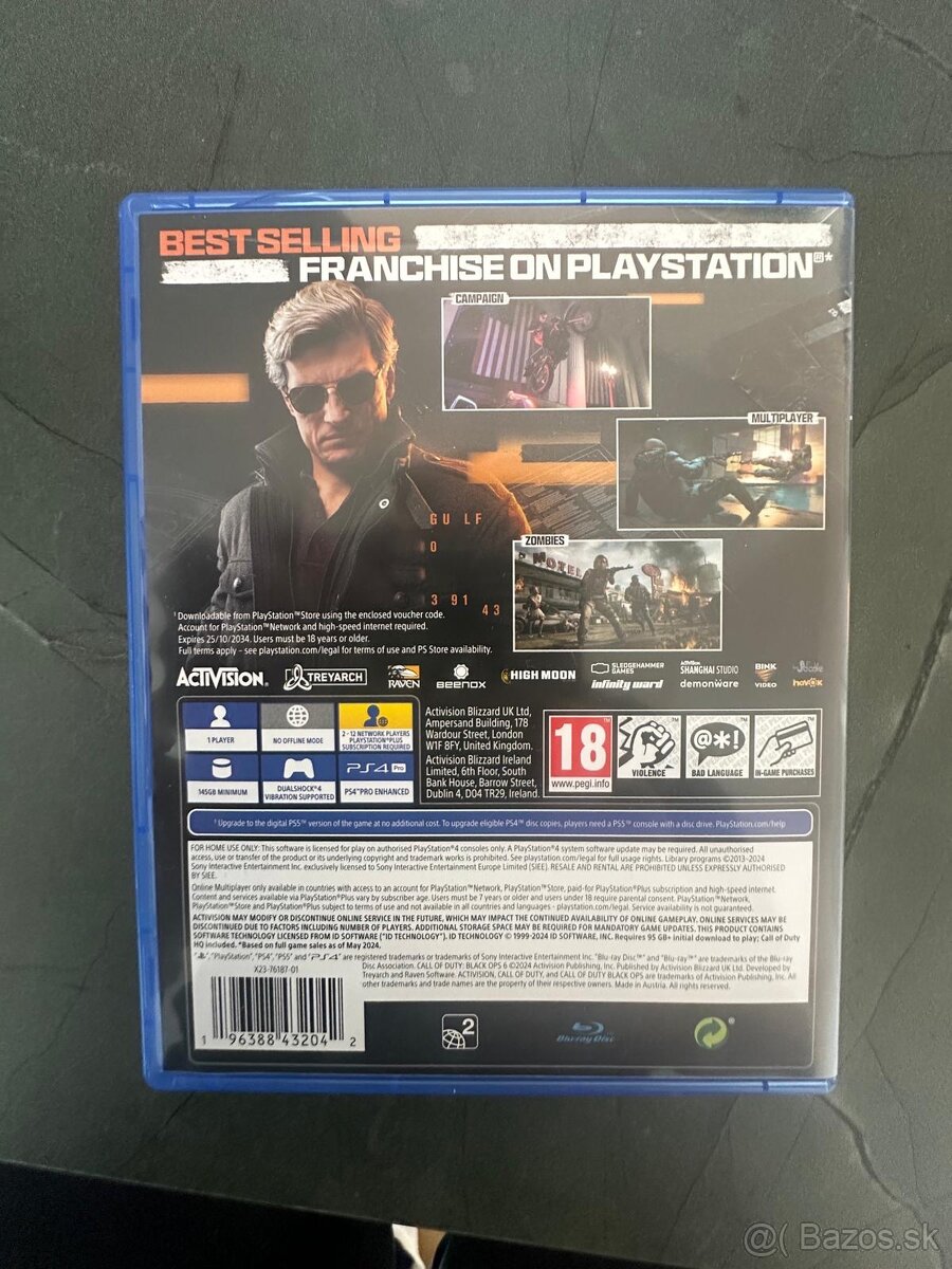 PS4 Call of Duty black ops 6