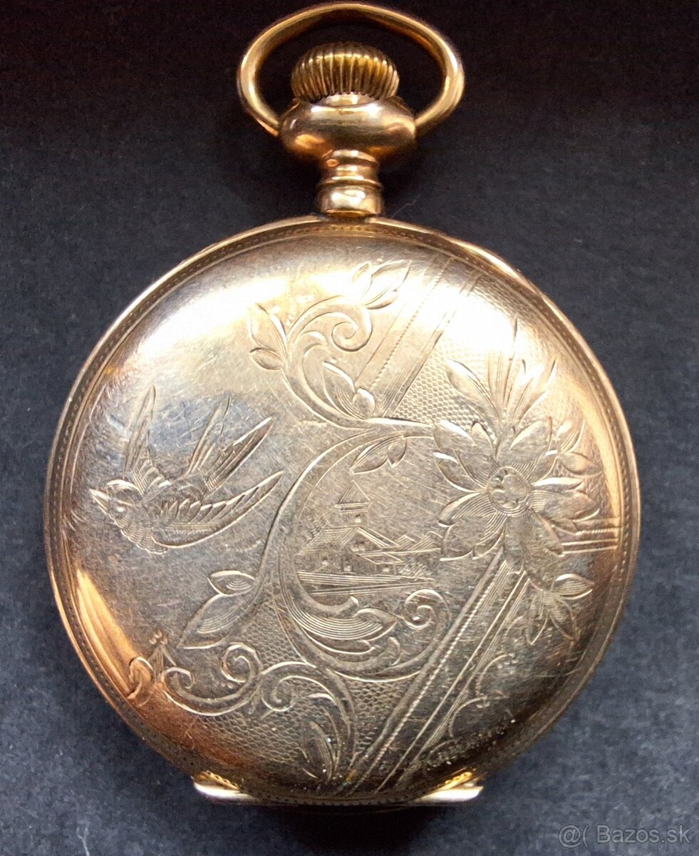 Zlaté vreckové hodiny