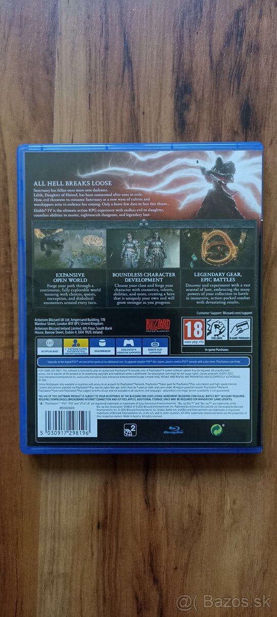 Diablo IV PS4 cross platform