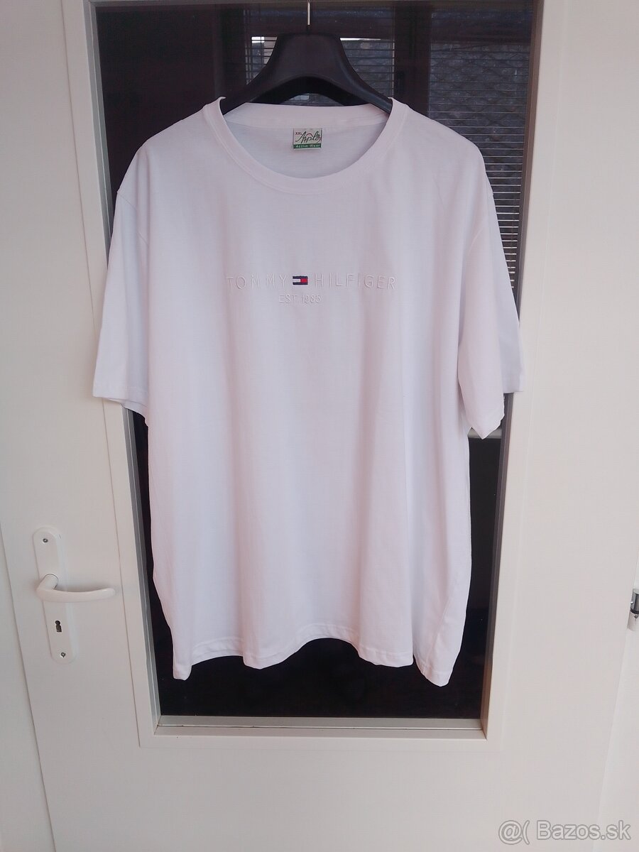 Predám nové biele tričko Tommy Hilfiger veľkosť XXL