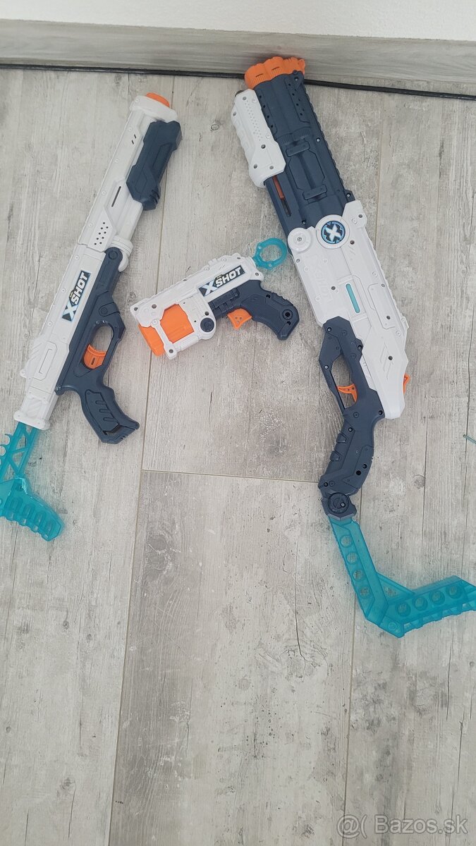 Predám x shot a nerf zbrane