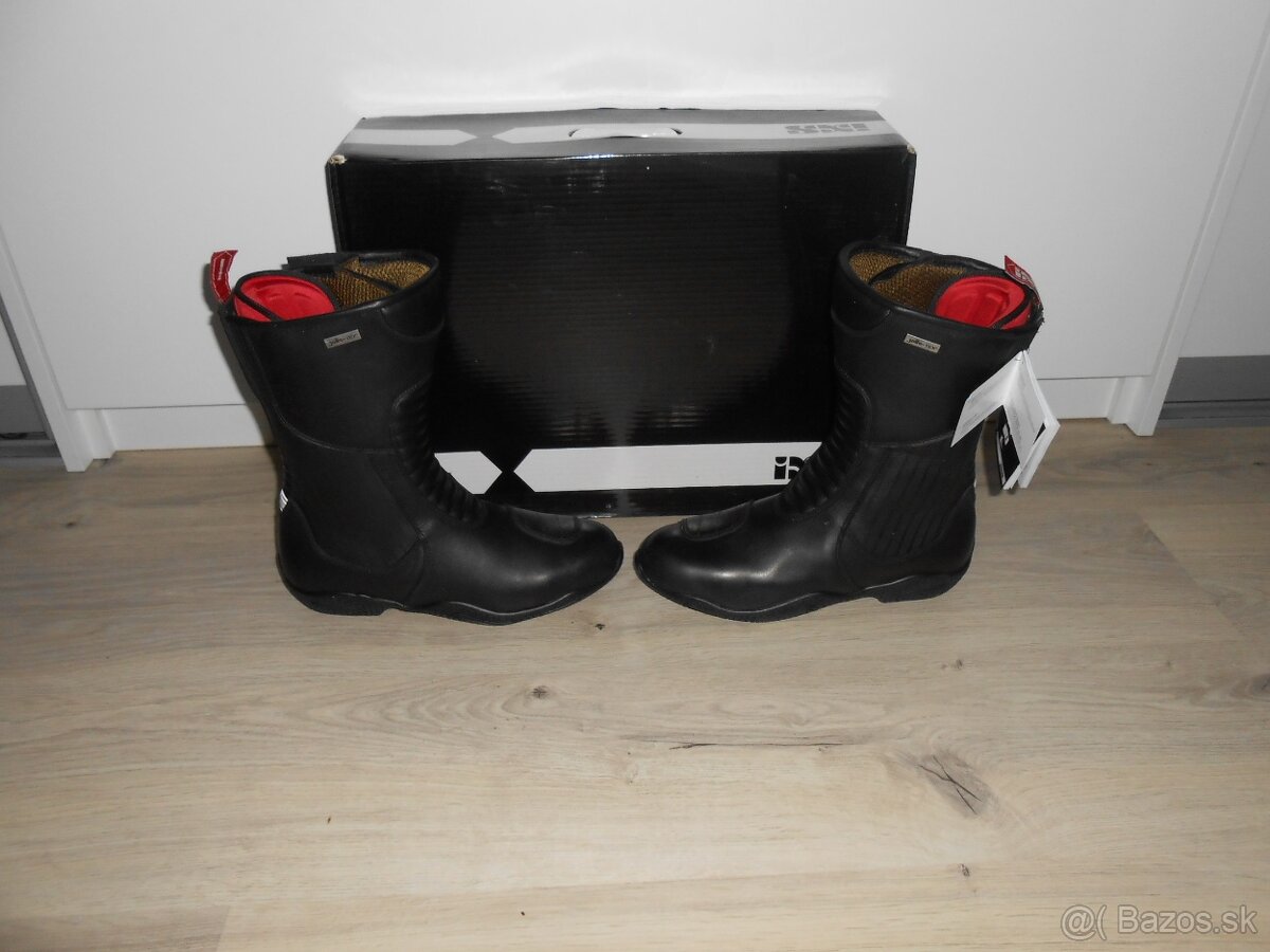 Predam nove damske kozene moto cizmy znacky IXS TOUR