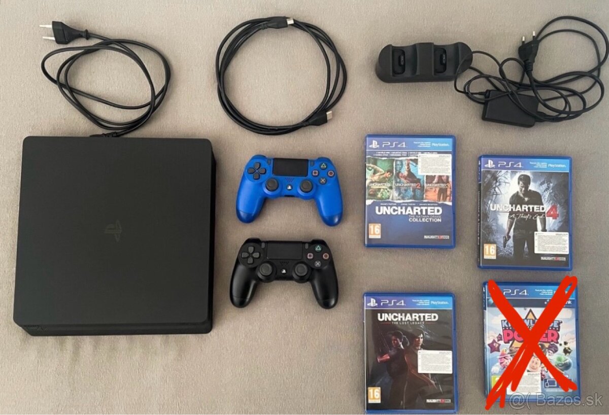 Sony PlayStation 4 Slim 500 GB + hry a príslušenstvo