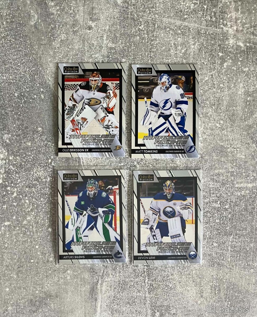 NHL Hokejové kartičky OPC Platinum Marquee Rookies