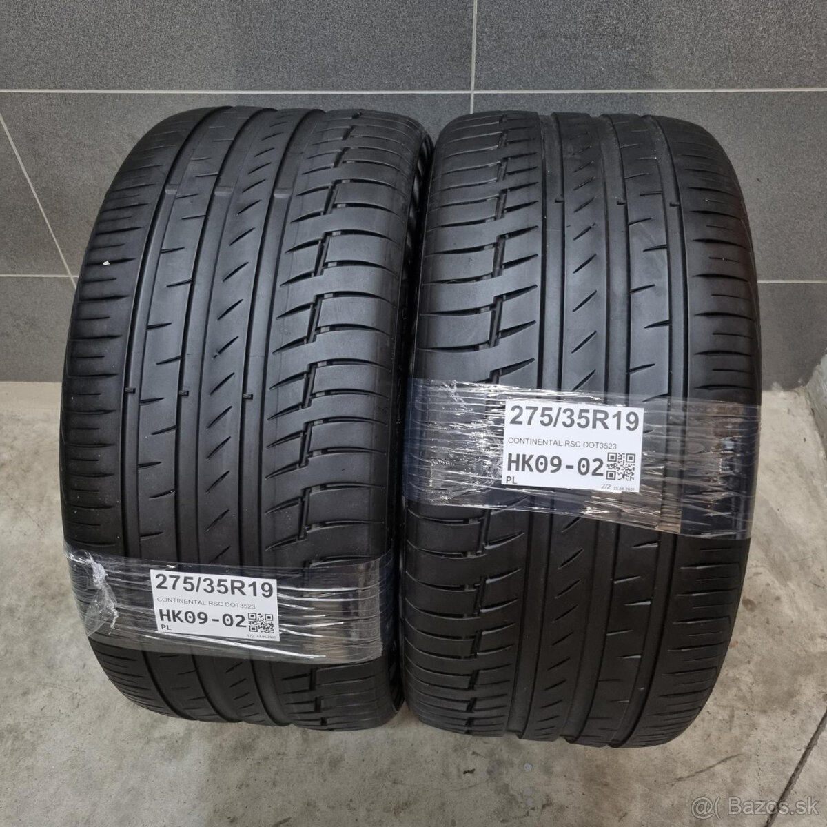 Letné pneumatiky 275/35 R19 CONTINENTAL DOT3523