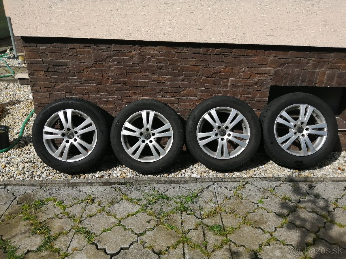 letné pneu na al diskoch 215/55R16