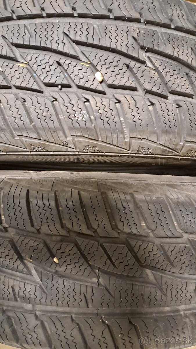 Predám 2ks jazdené zimné 185/65r15-88T Matador
