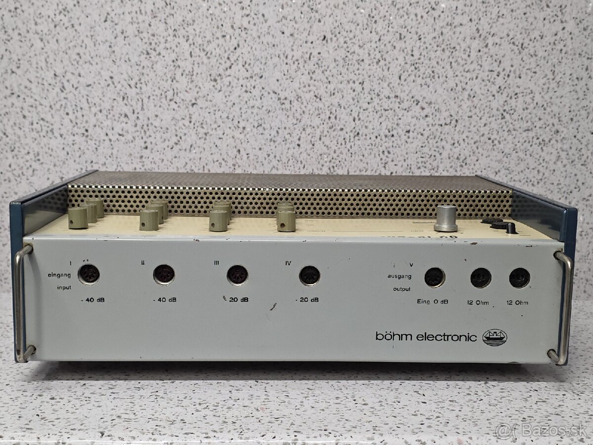 Regent 60 》Böhm Electronic 》elektrónkový zosilňovač