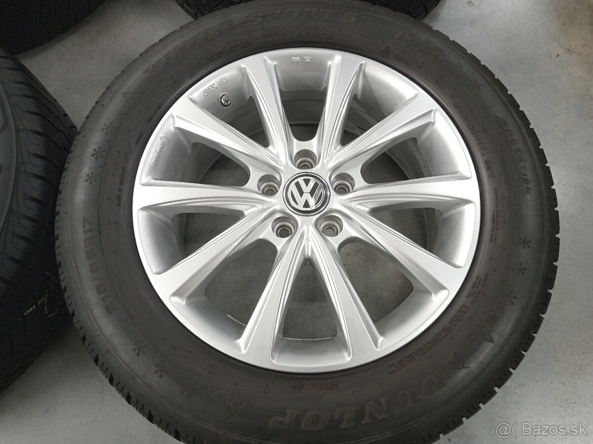 Predam zimne ALU 5x112 R17 6,5J ET38 OXXO VOLKSWAGEN TIGUAN