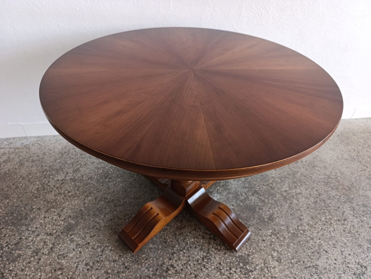 Rustikální konferenční stolek, nábytek z masívu, stůl