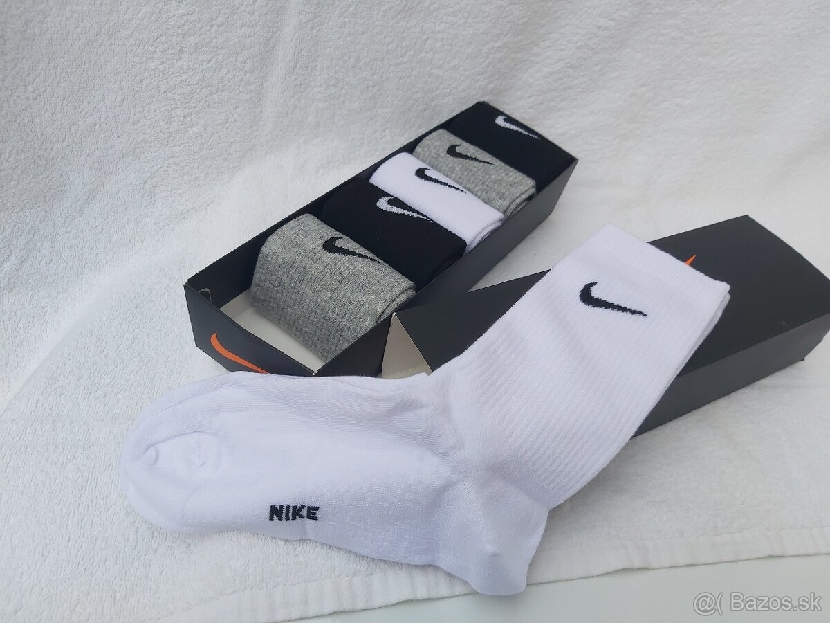 Pánské ponožky Nike, celkově 6 párů v balení, vel. 41 - 45