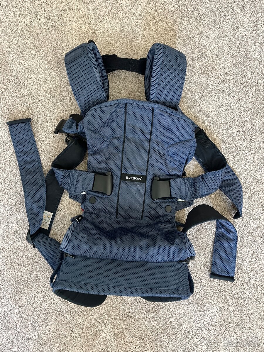 Babybjorn One Ergonomický nosič námornícka modrá 3D Mesh