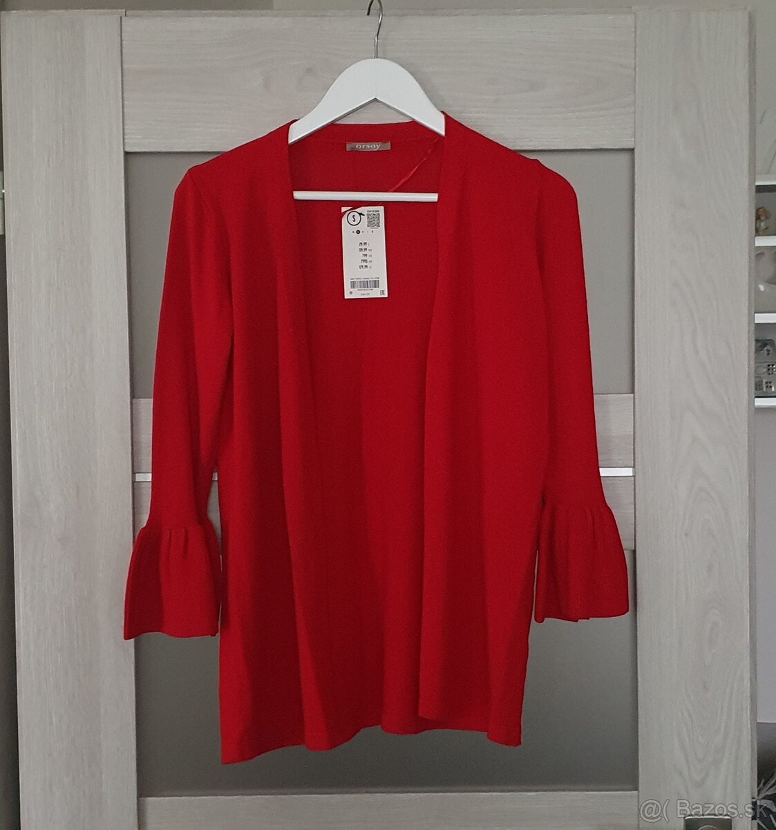 Nový červený kardigán v.L