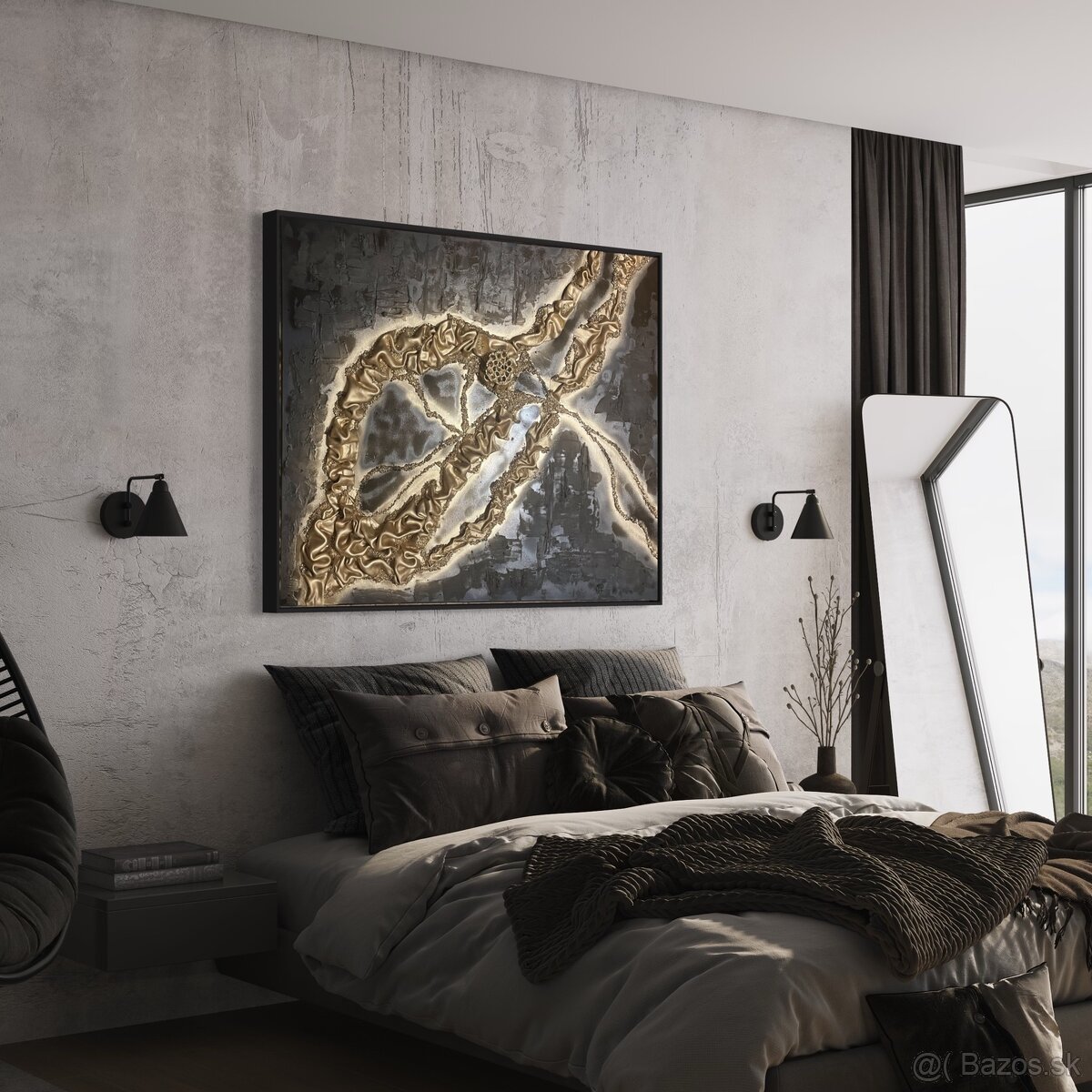 Luxusný 3D obraz – ručne robený originál