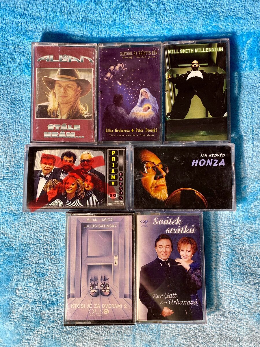 Mix rôznych kaziet spolu za 10€