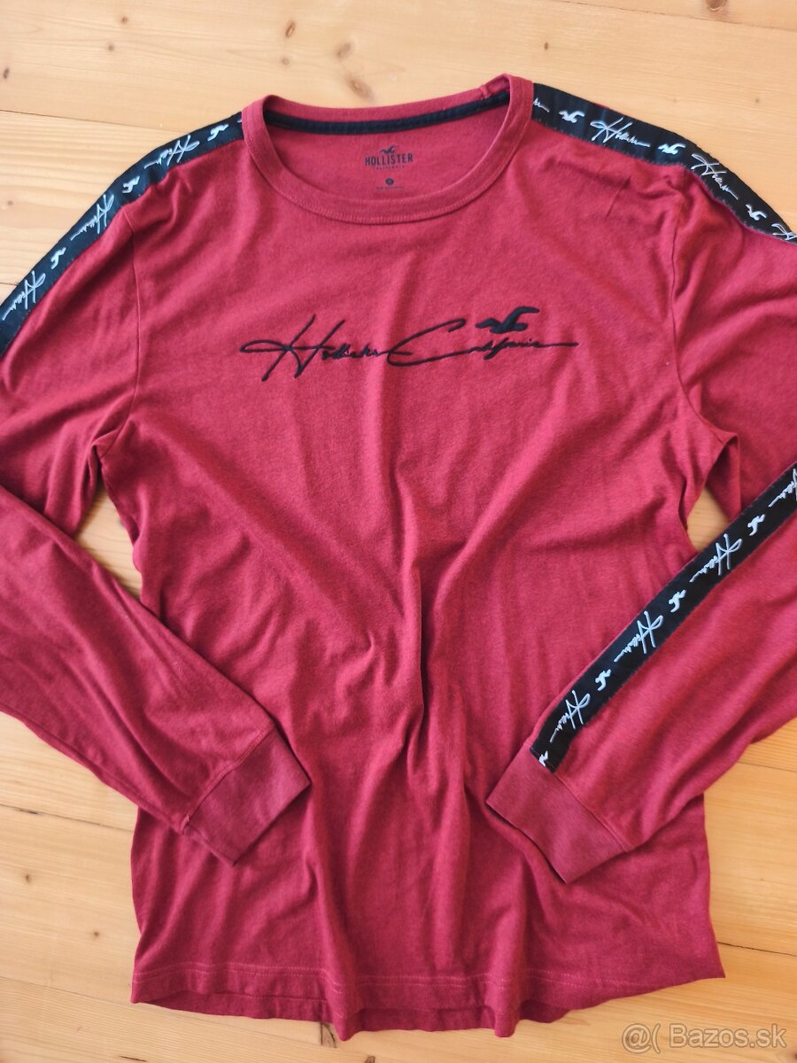 Tricko Hollister červené