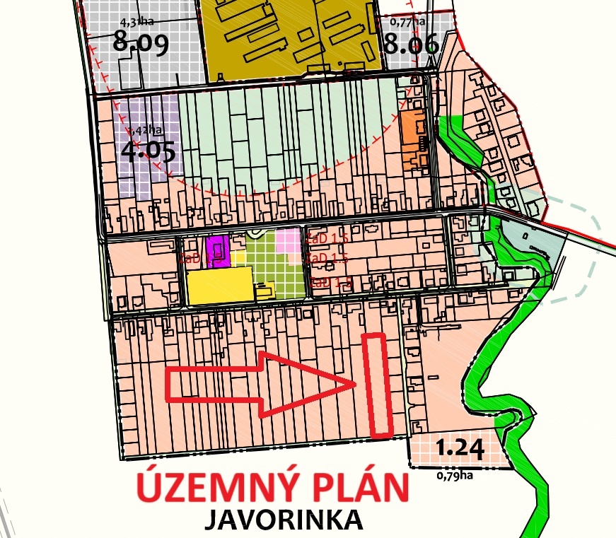Investičný stavebný pozemok - Galanta/Javorinka - 1483m2
