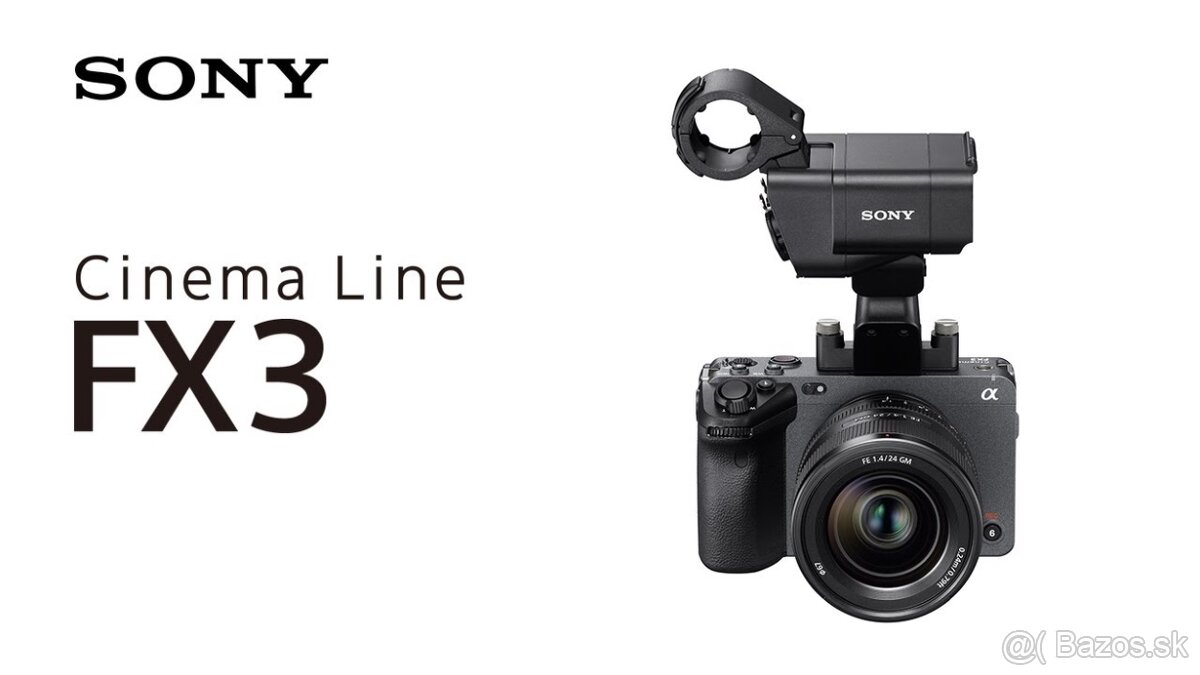 Sony Alpha FX3 ILME-FX Cinema Line - STAV NOVÝ