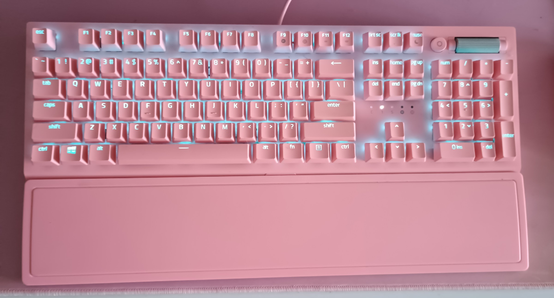 Herná klávesnica Razer Blackwidow V3 ružová (Pink)