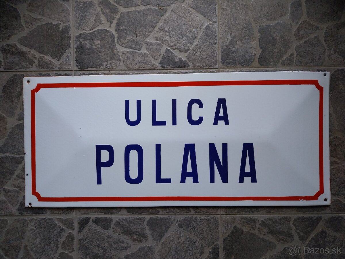 Smaltovaná tabuľa