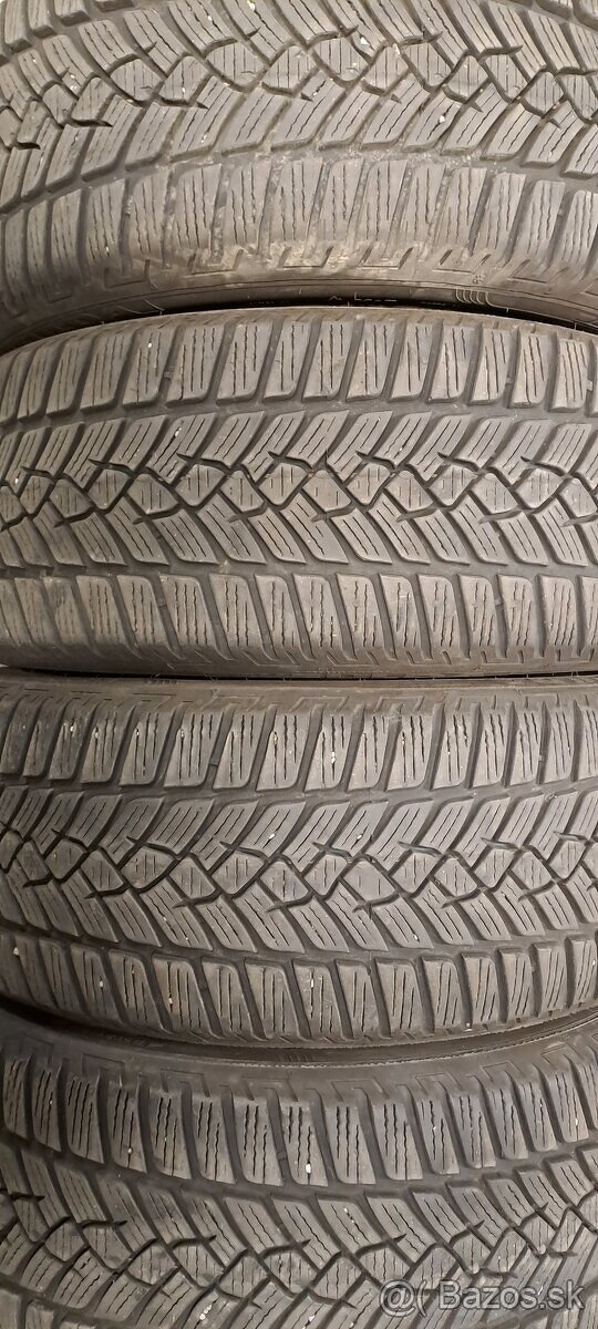 Predám 4ks jazdené zimné 225/45r18-95V Fulda