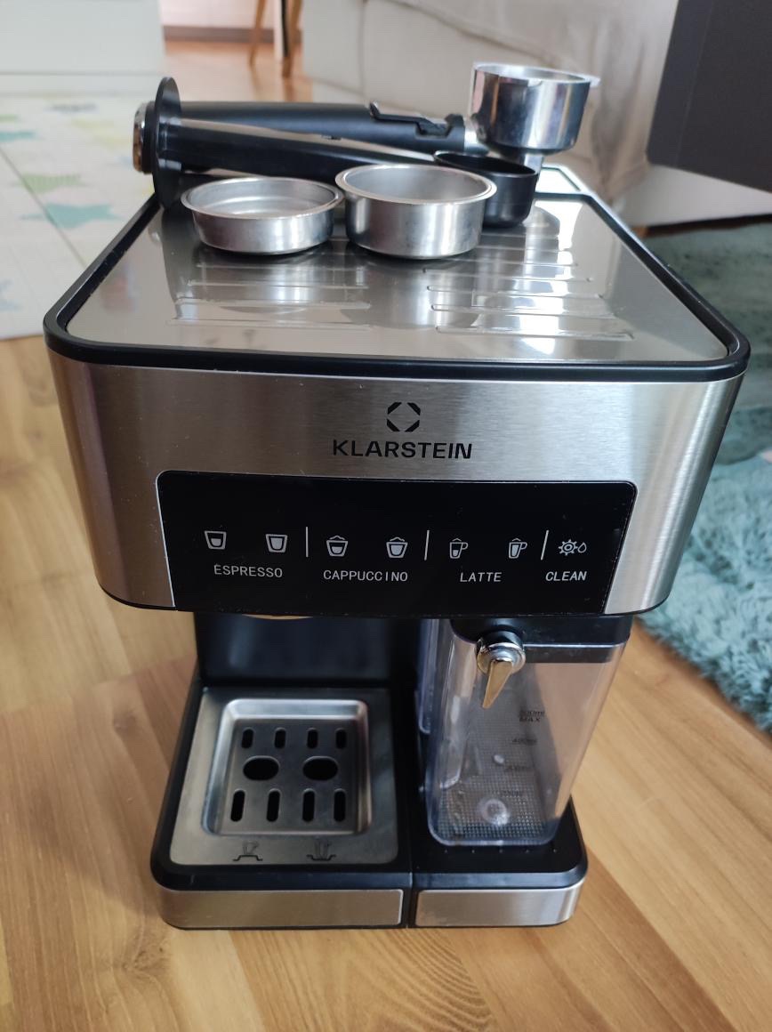 Pákový kávovar Klarstein Arabica Comfort + elektrický mlynče