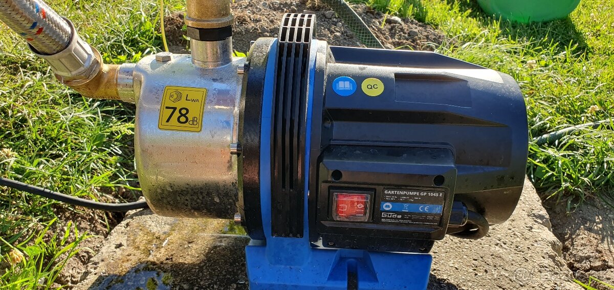 Záhradné čerpadlo Güde GP 1045 E – V záruke ešte 23 mesiacov