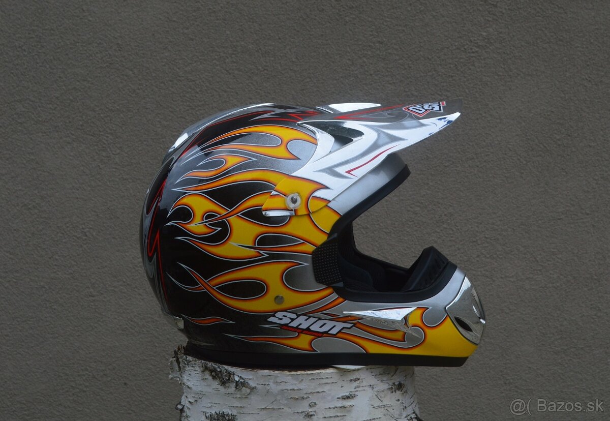detská helma prilba okuliare shot pre štvorkolku pitbike