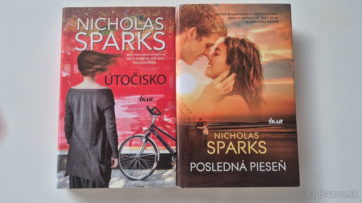 Knihy od Nicholas Sparks - autora sfilmovaných bestsellerov