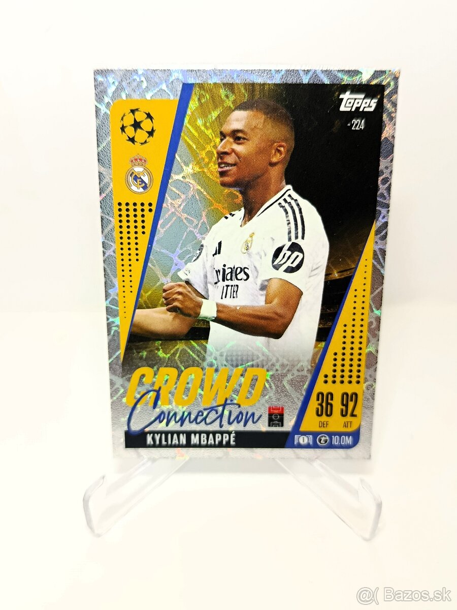 Predám kartičku hráča Kylian Mbappé - Real Madrid