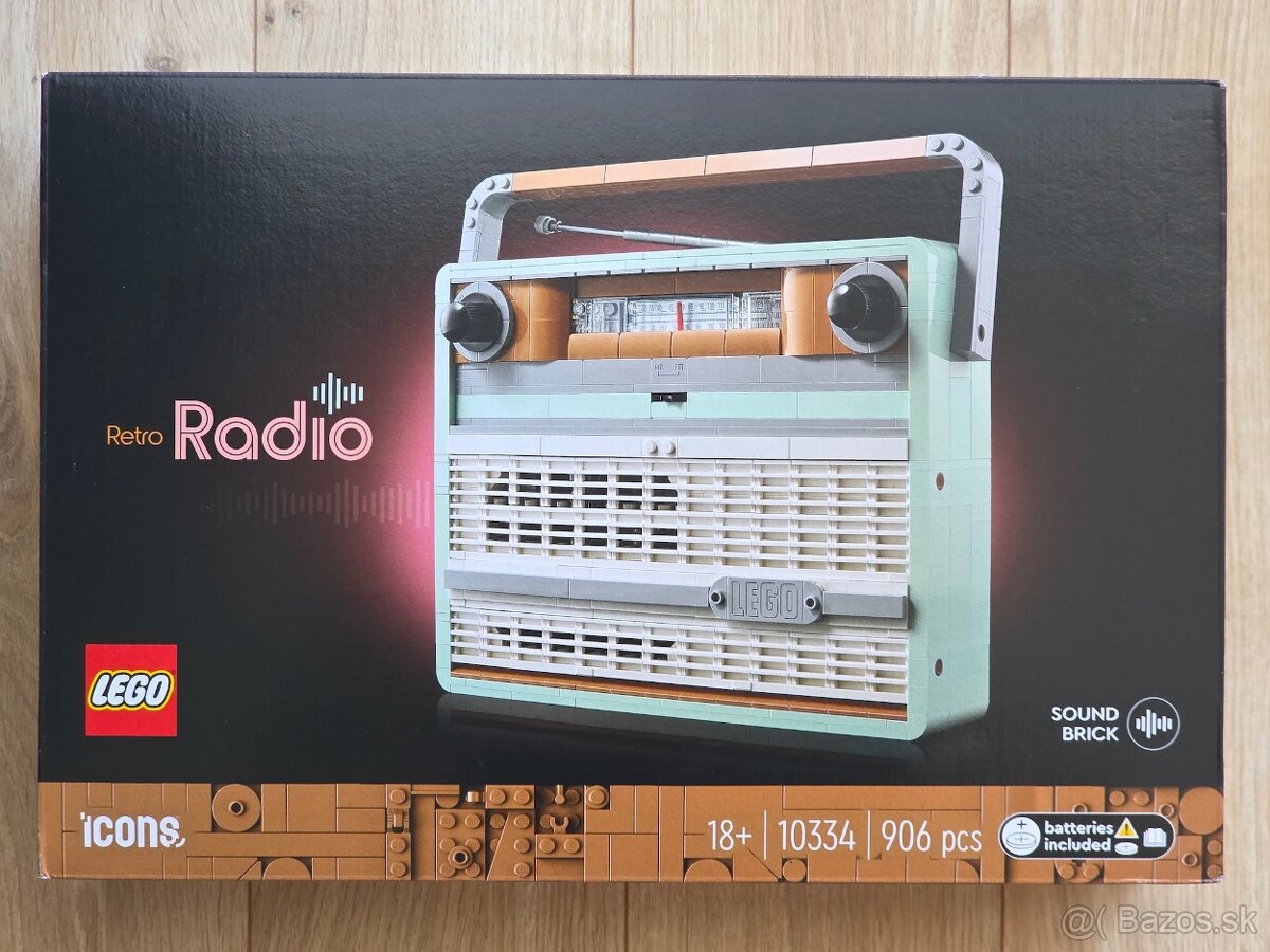 Lego Icons 10334 Retro rádio (Retro Radio)