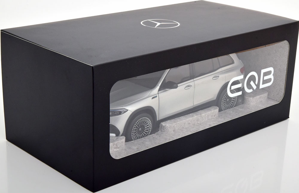 Mercedes-Benz EQB 2021 ( Iridium silver ) - 1:18 NZG