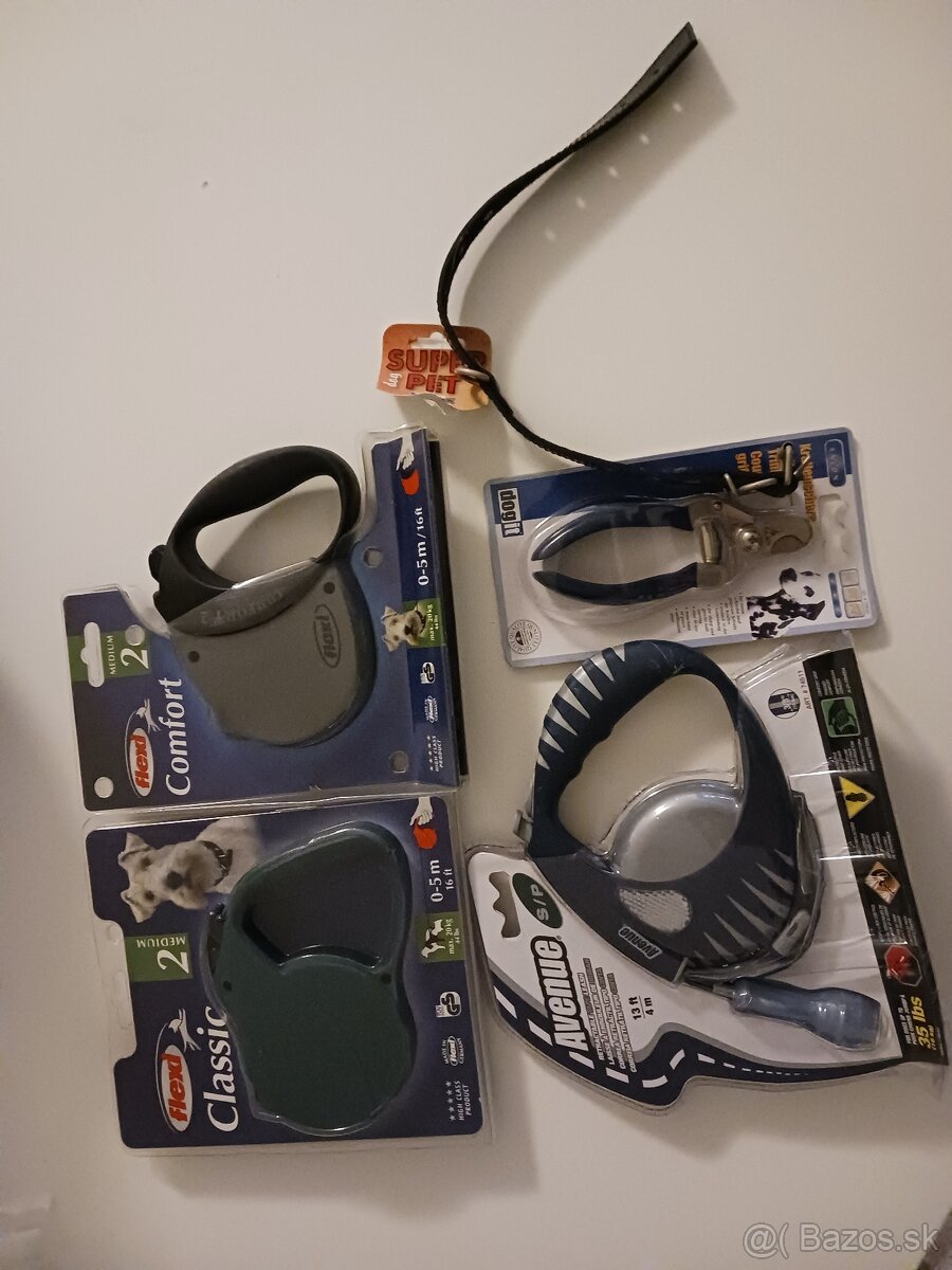 Predám samonavíjacie vodítka pre psíkov. BA.