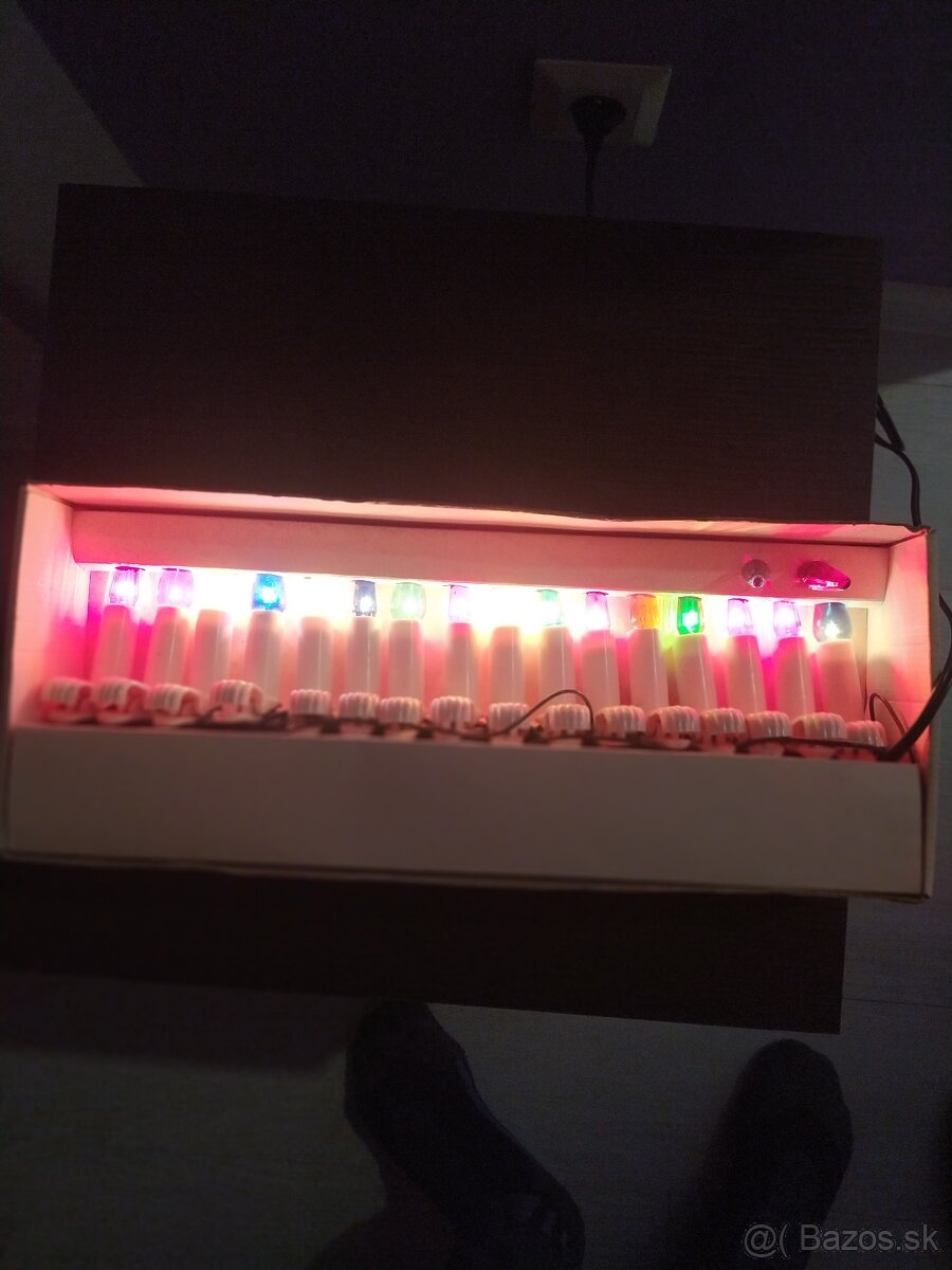 Retro sviečky na stromček